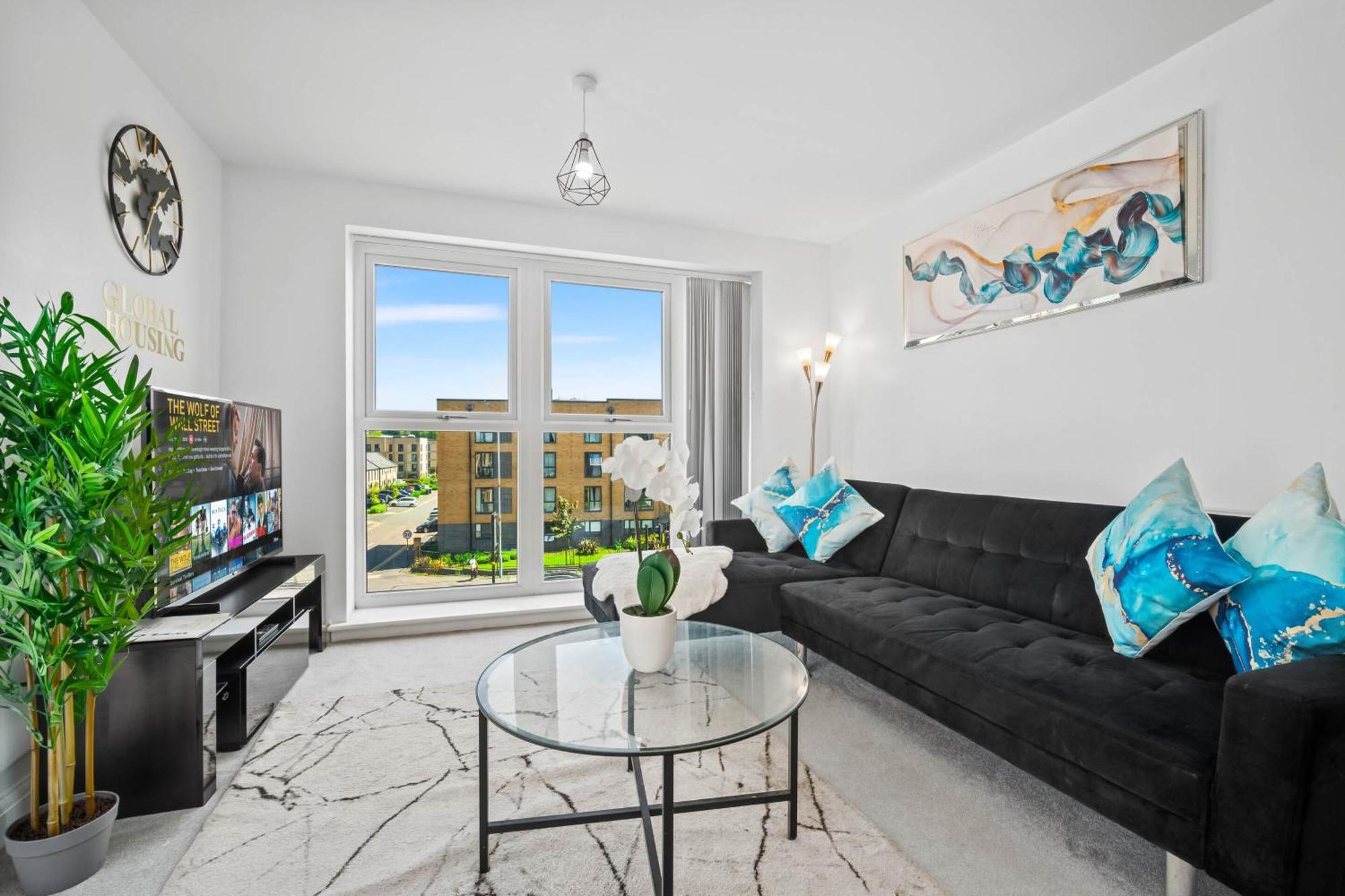 Apartment Luxury 2 Bed 2 Bath- City Centre - Netflix - Wifi - On-street Parking Birmingham