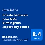Double Size Bedroom Near Nec, Birmingham Airport,City Centre