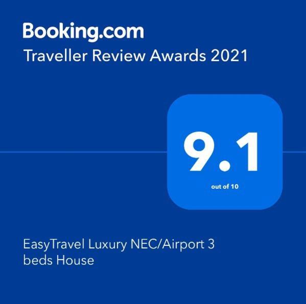 Apartment Easytravel Luxury Nec/airport 3 Beds House Birmingham