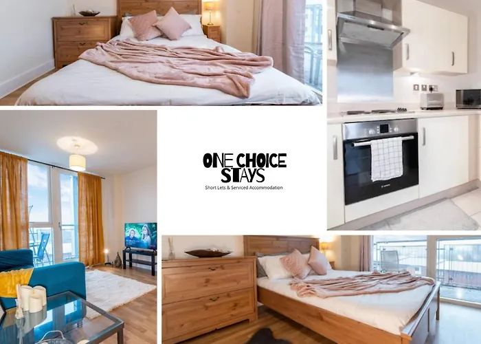 Cosy 2 Bedroom Apartment By One Choice Stays Serviced Accommodation Birmingham - City Centre - Wifi