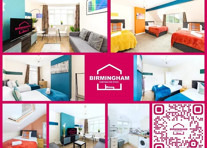 Birmingham Contractor Stays - 3 Bedroom Flat, 6 Beds Plus Parking