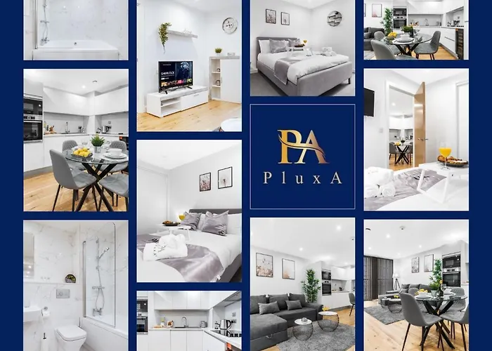 Pluxa Satin Stylish***** 1 Bedroom Apartment