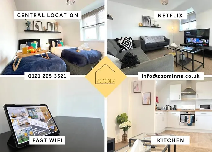 Cosy 2Br Retreat, Near Uni & Qe Hospital, Parking