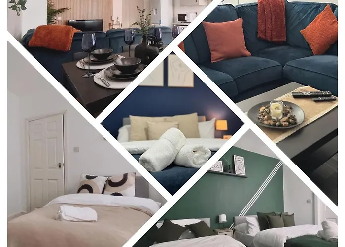 Spacious Central 3Br Flat For Groups Visiting Birmingham With Keyless Check-In, Free Wifi And Parking