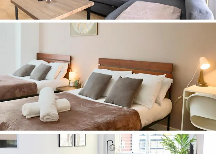 Truffle Suite -City Centre Sleeps Upto 6 - Near Utilita Arena, Icc - Pool Table & Free Wifi