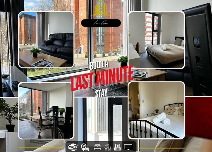 Last-Minute Specials L Book It Now L Sleeps Up To 4 L 2 Bed 2 Bath - Gym - Prime Birmingham Location L Jvt Short Lets