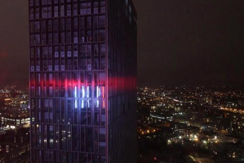 The Moda Mercian - 1 Bedroom Luxury - Cinema - 24 Hour Gym - Sky Lounge - Roof Terrace Apartment Birmingham