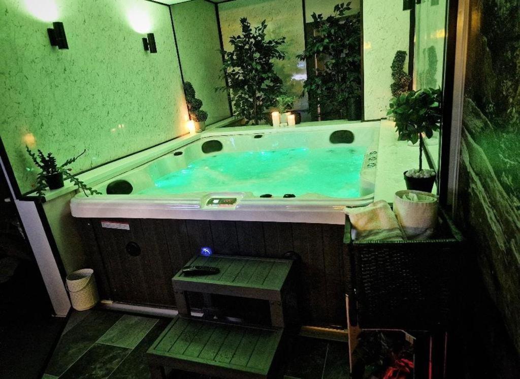 Luxury 9ine Super Beautiful Jacuzzi With Balcony Apartment *