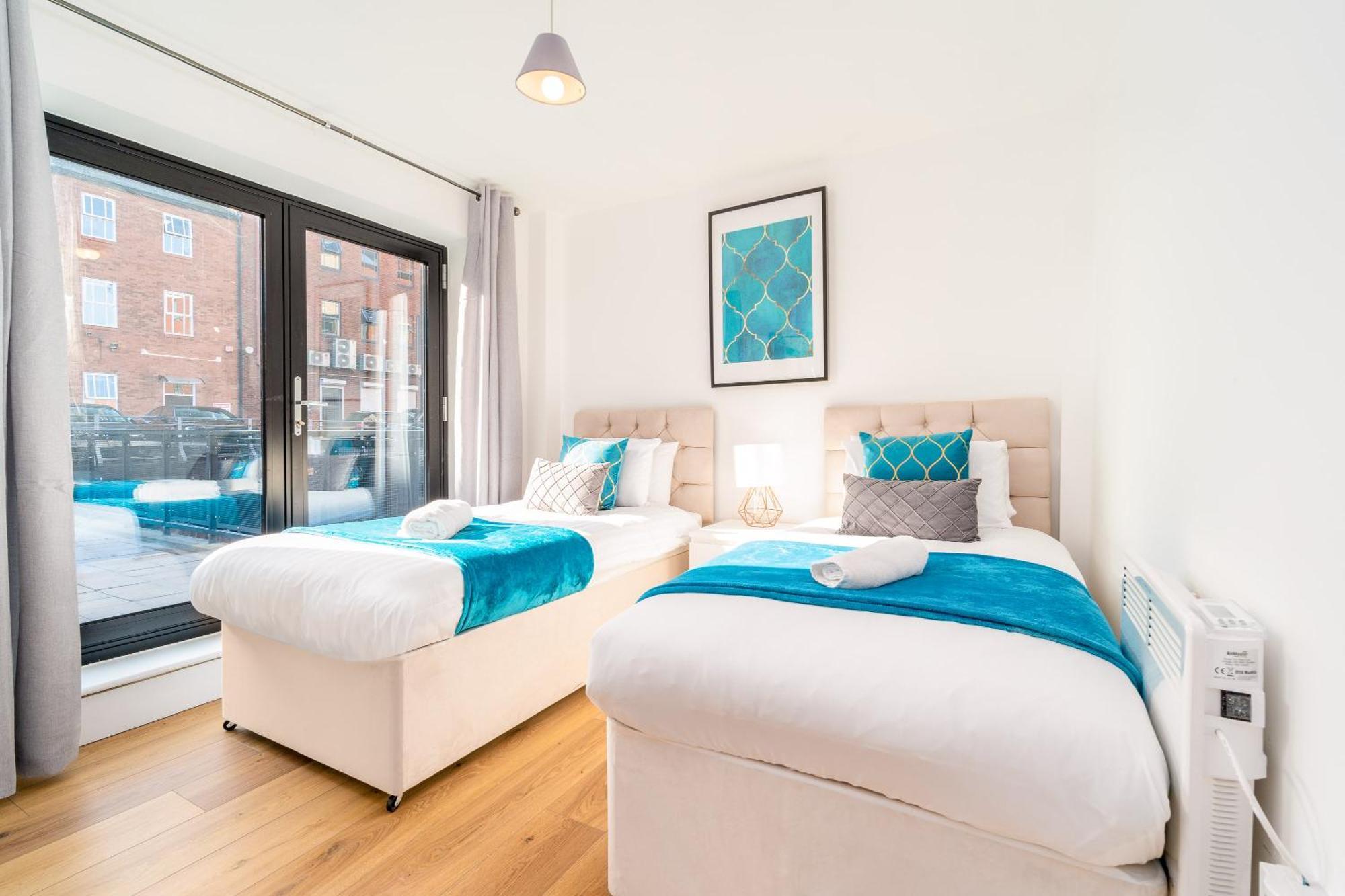 Apartment Stylish Centre - 2 Bed - Secure Parking - 5ac Birmingham