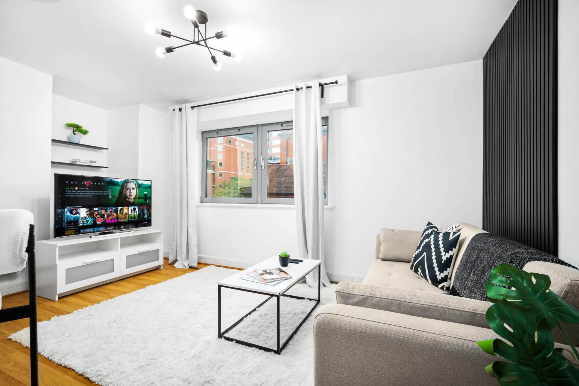 Apartment Business District - Twin Beds - Smart Tv- 304f *