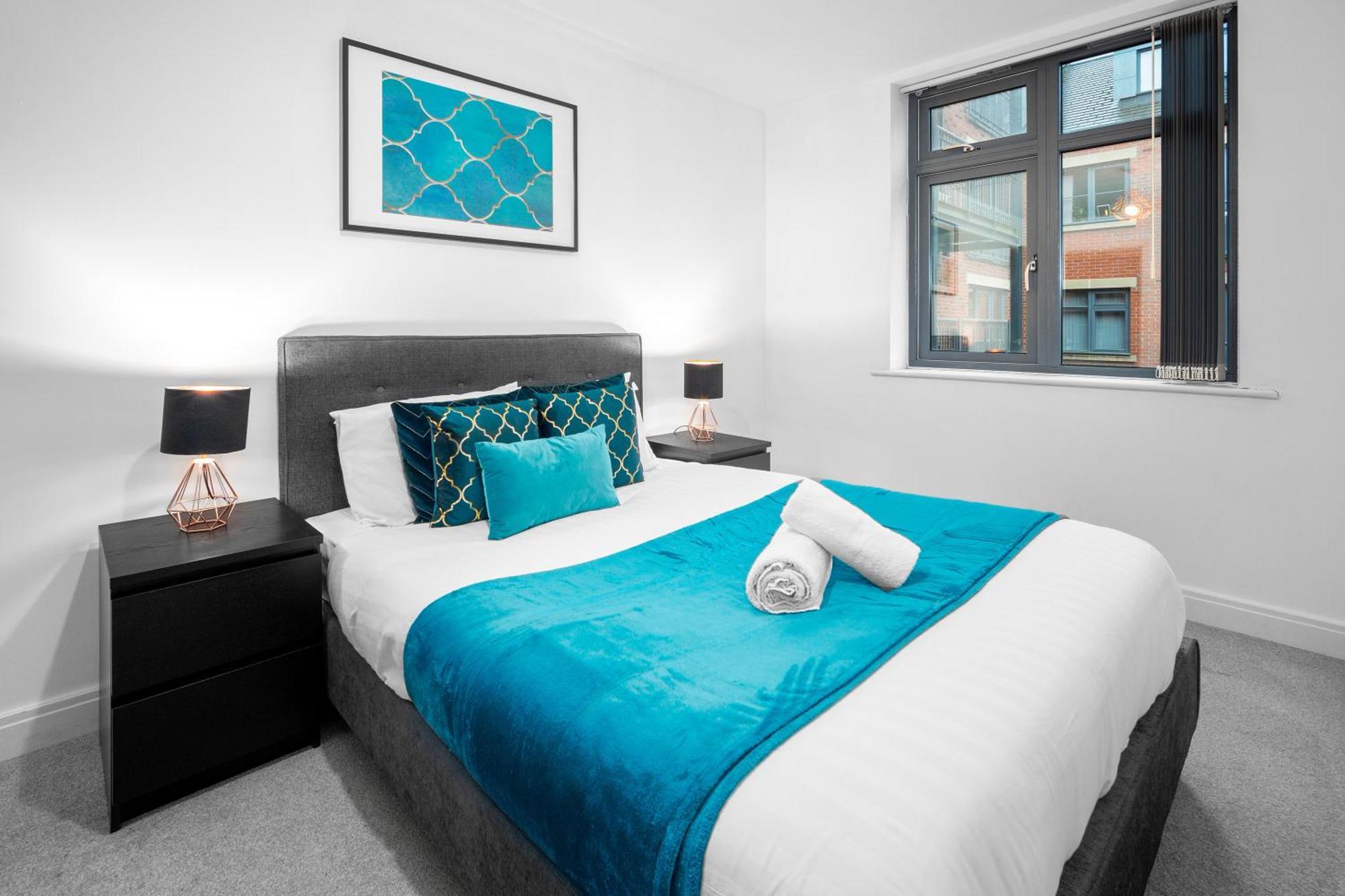 New Luxe - Secure Parking - Centre - Netflix - Wifi - Rated - 54m Apartment Birmingham