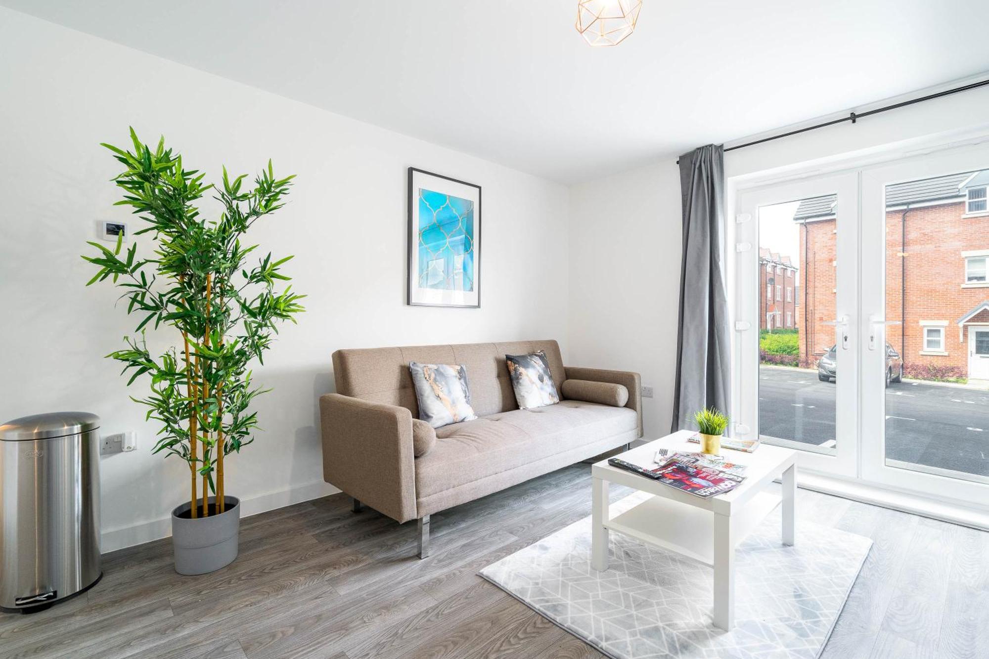 Luxury - Twin Beds - Selly Oak - Off-street Parking - Free Netflix & Wifi - Rated 9cc Apartment Birmingham