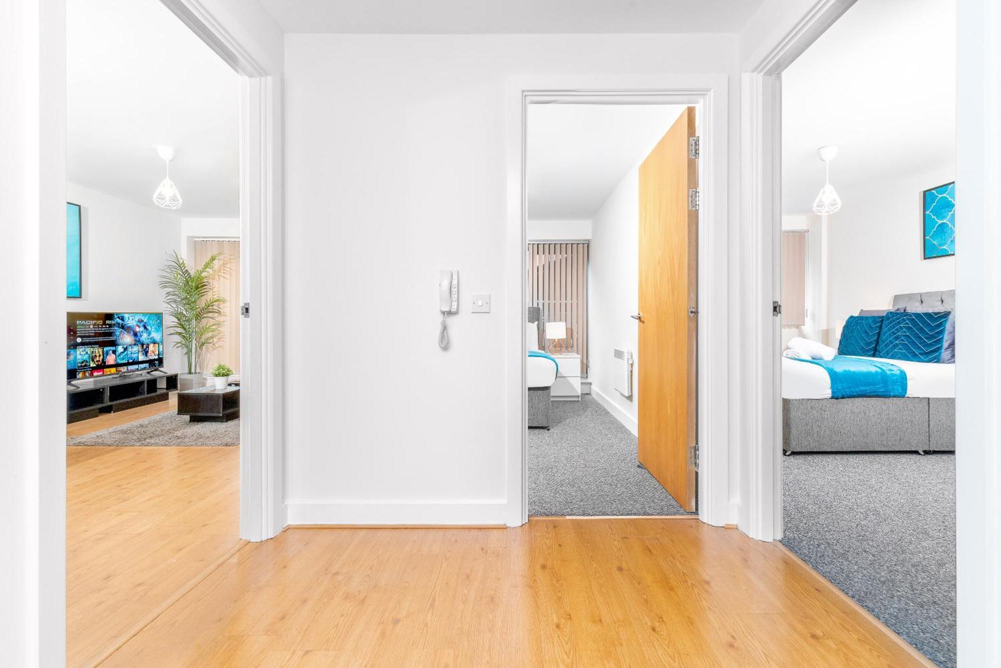 Apartment Centre - Two Bed - Digbeth - Secure Parking - Netflix - Wifi - 15a