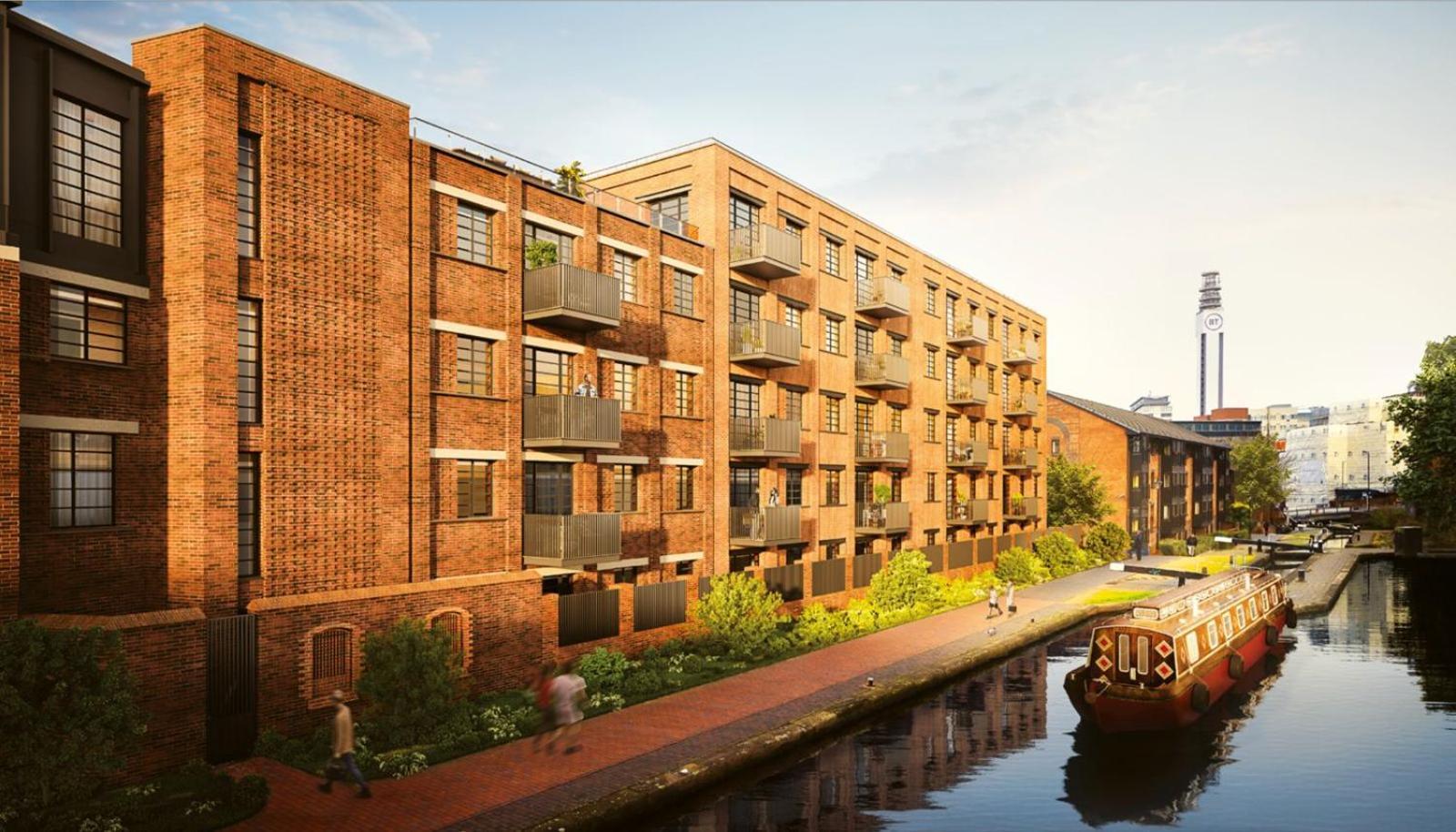 Stunning Industrial Style Gem, Centre, Balcony Canal View, Fast Wifi, Contractors, Families Birmingham