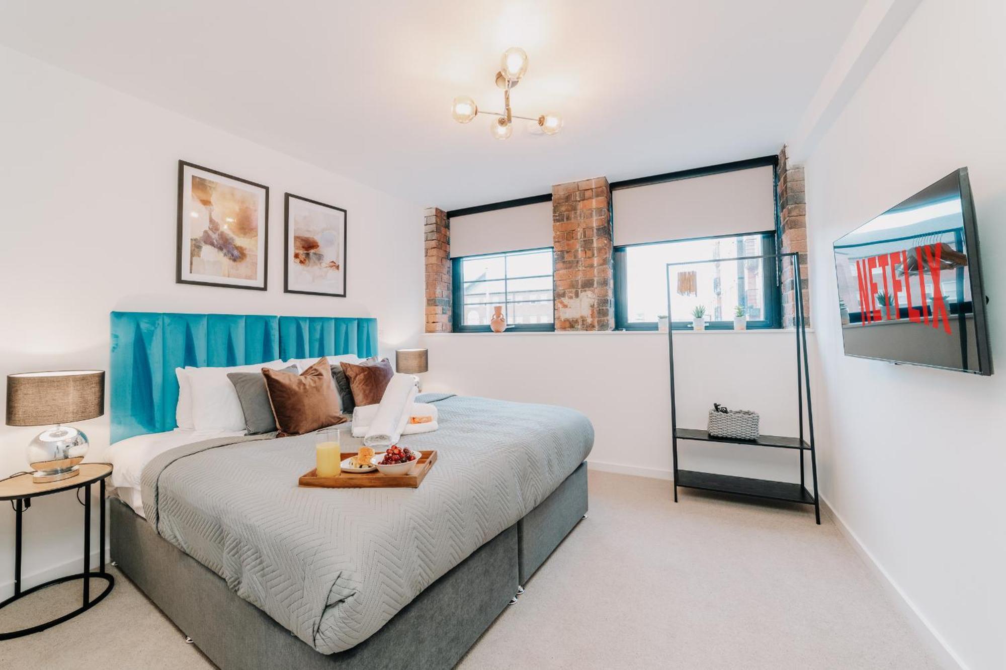 Grade Ii Stunning Living, Centre, Fast Wifi, Families, Contractors Apartment *