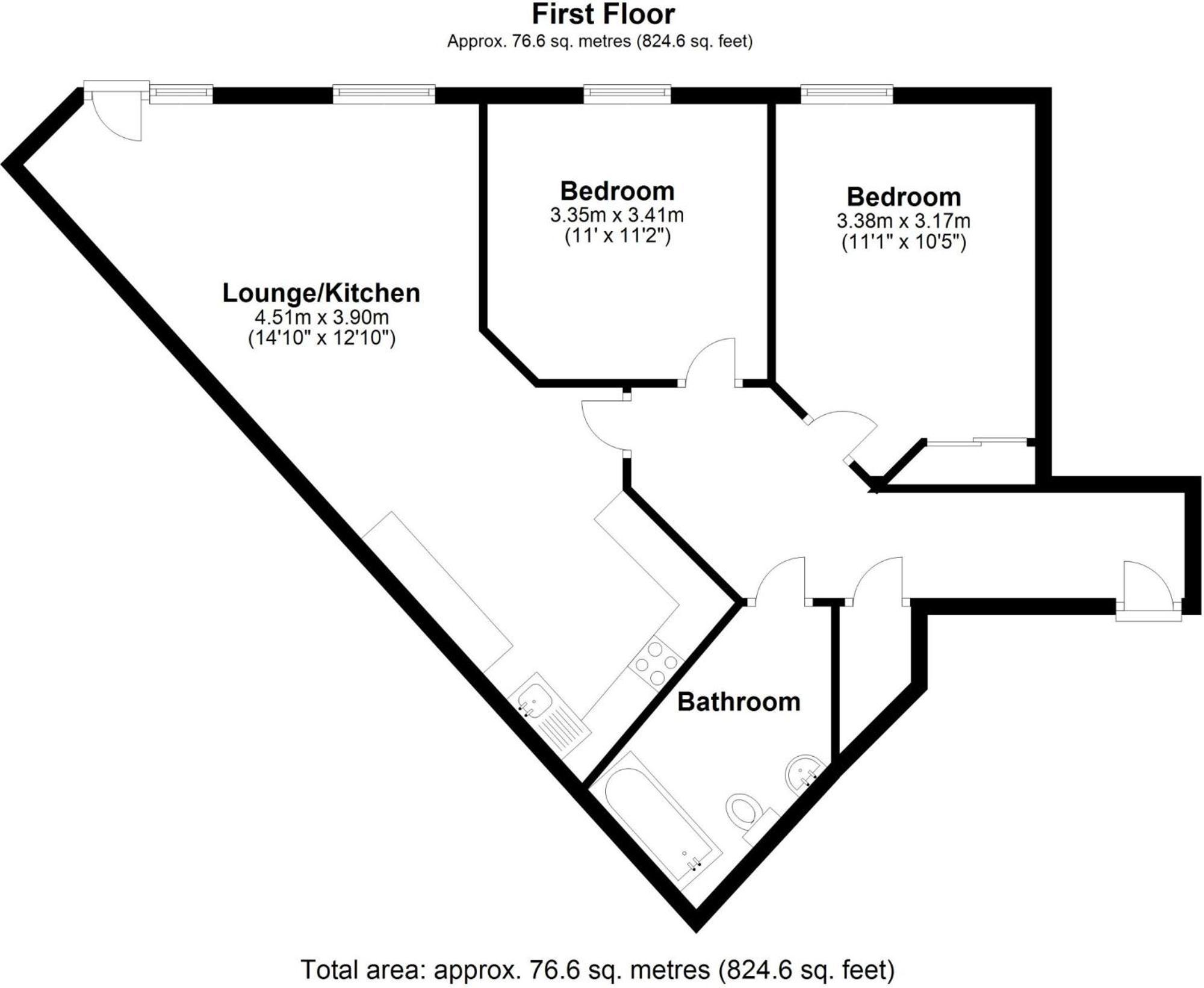 Modern Jewellery Quarter, - 2 Bed - Centre
