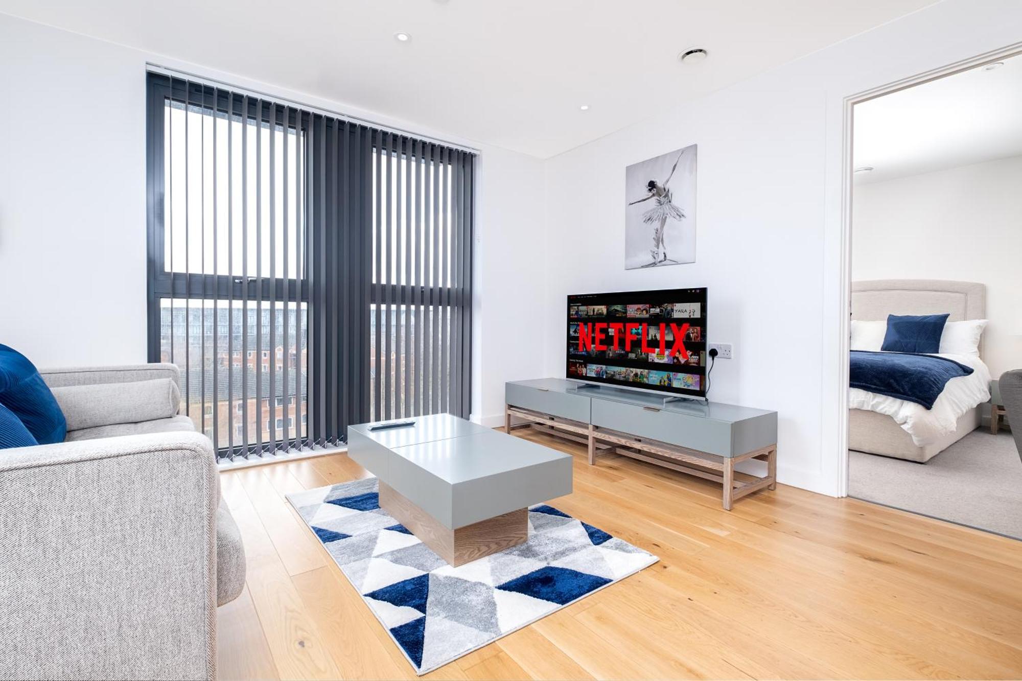 Broadway Mailbox Luxury New 1 Bed With Free Parking *