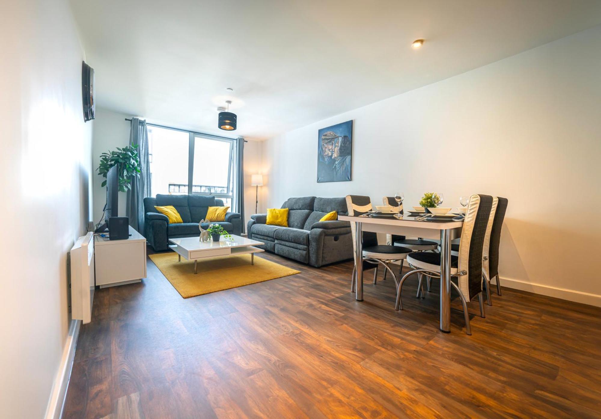 Apartment Contemporary 2 Bedroom - Centre - Digbeth Bullring Birmingham