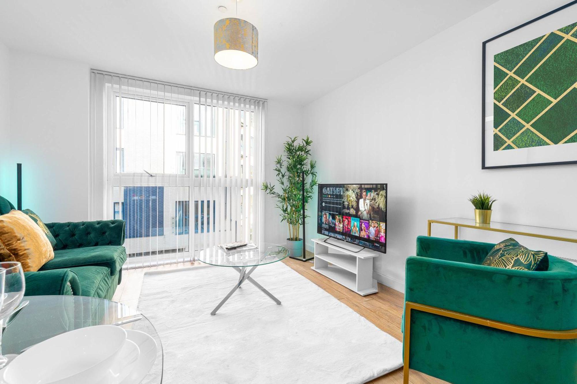 Apartment Centre - Luxury 2 Bedroom - Wifi - Netflix - 205h Birmingham