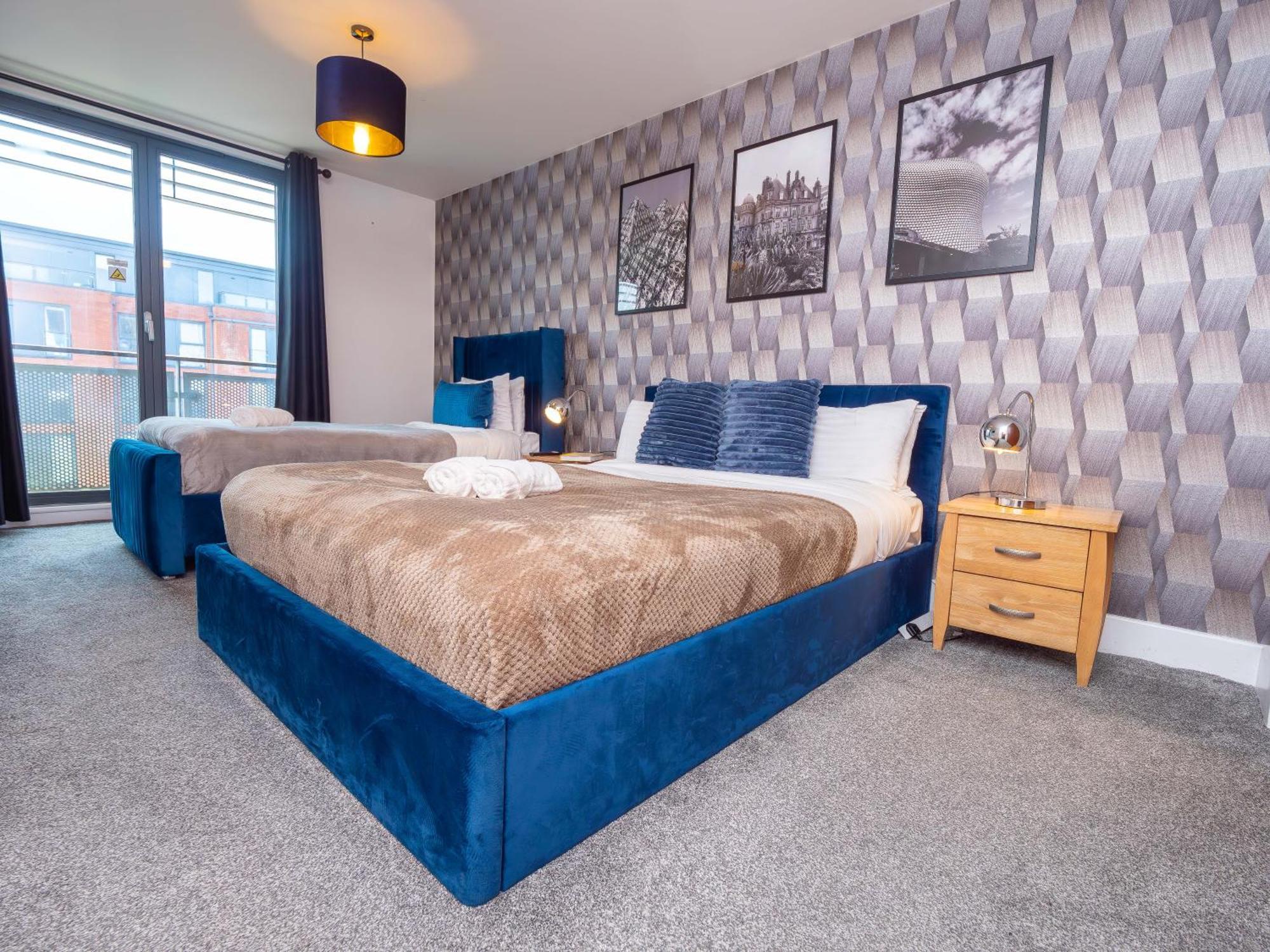 Arcadian For 3. View With Balcony Apartment Birmingham