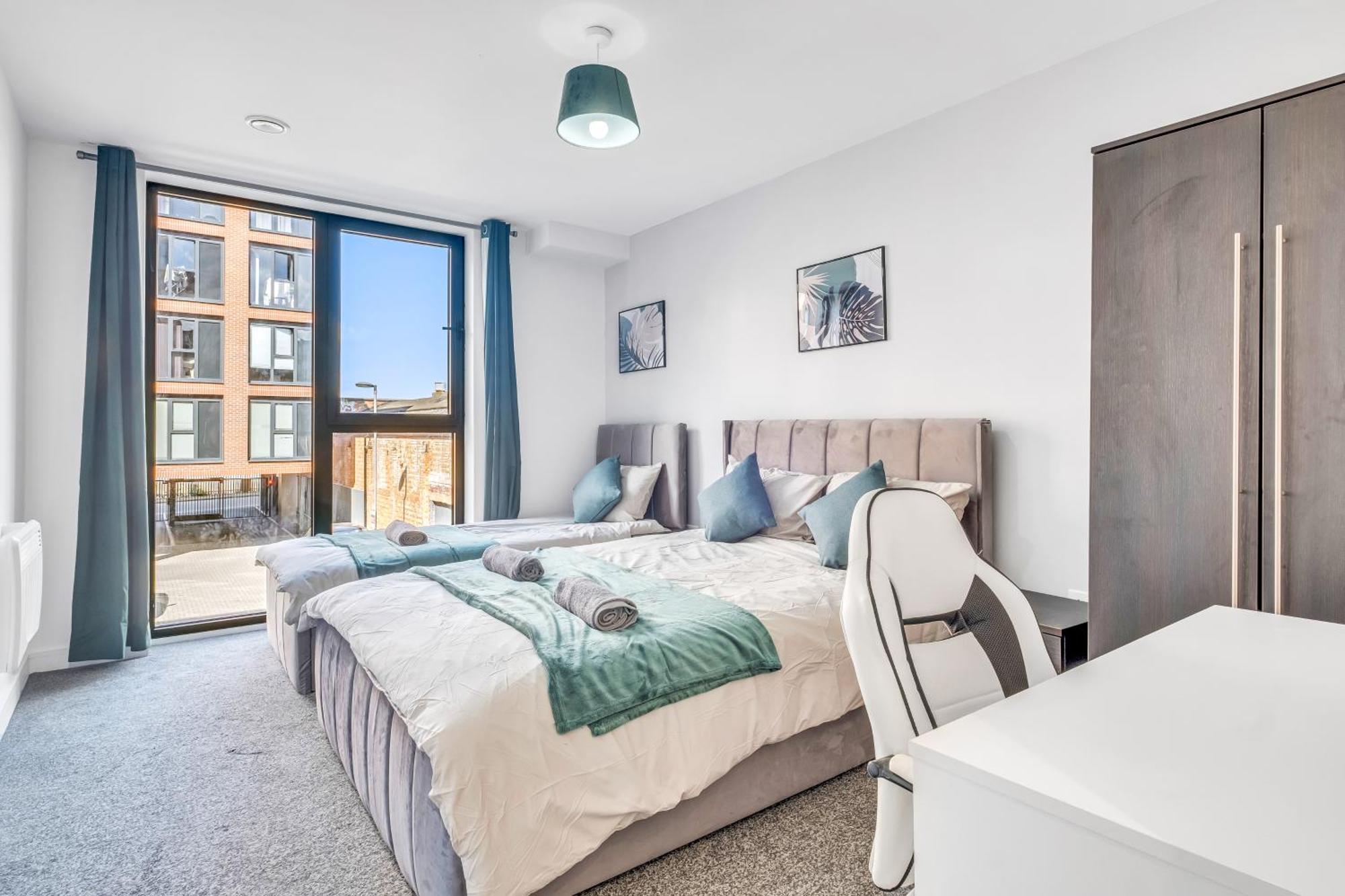 Apartment Centre Emerald Escape - Sleeps-6, 2beds & 2baths , Netflix , Free Internet Birmingham