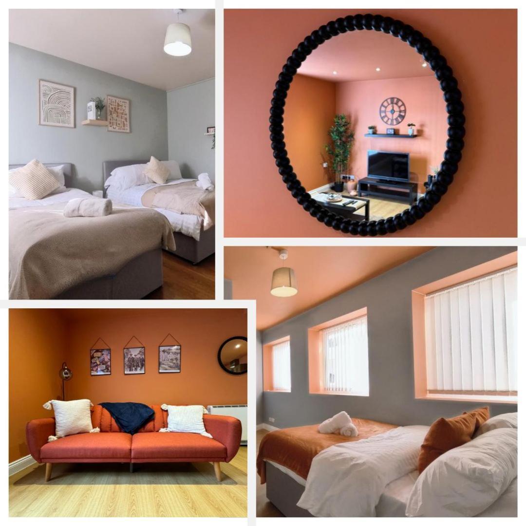 New Colourful & Spacious 2 Bedroom In With Free Wifi, Parking And Keyless Access Apartment