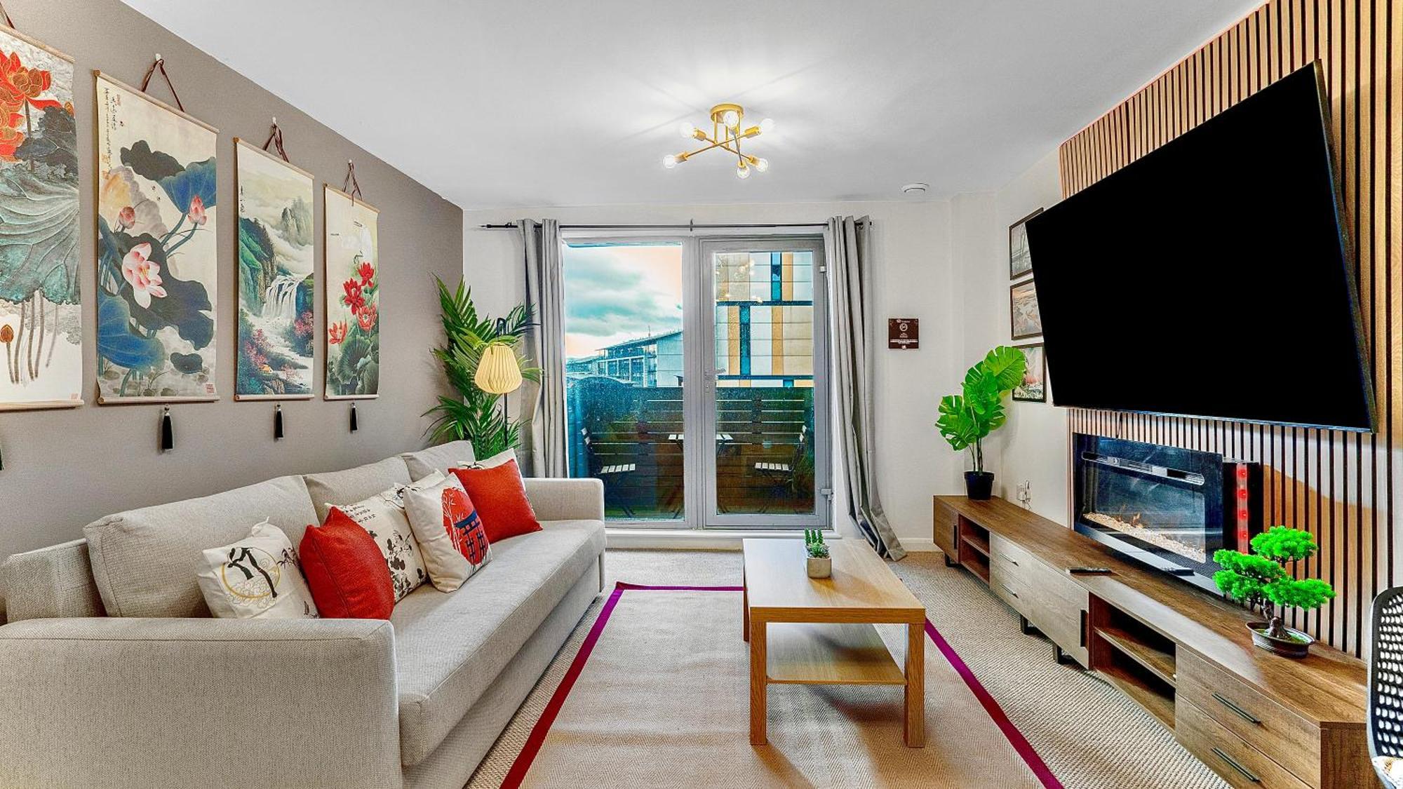 Japanese Monthly Stay, Freepark, Netflix, Balcony Apartment *