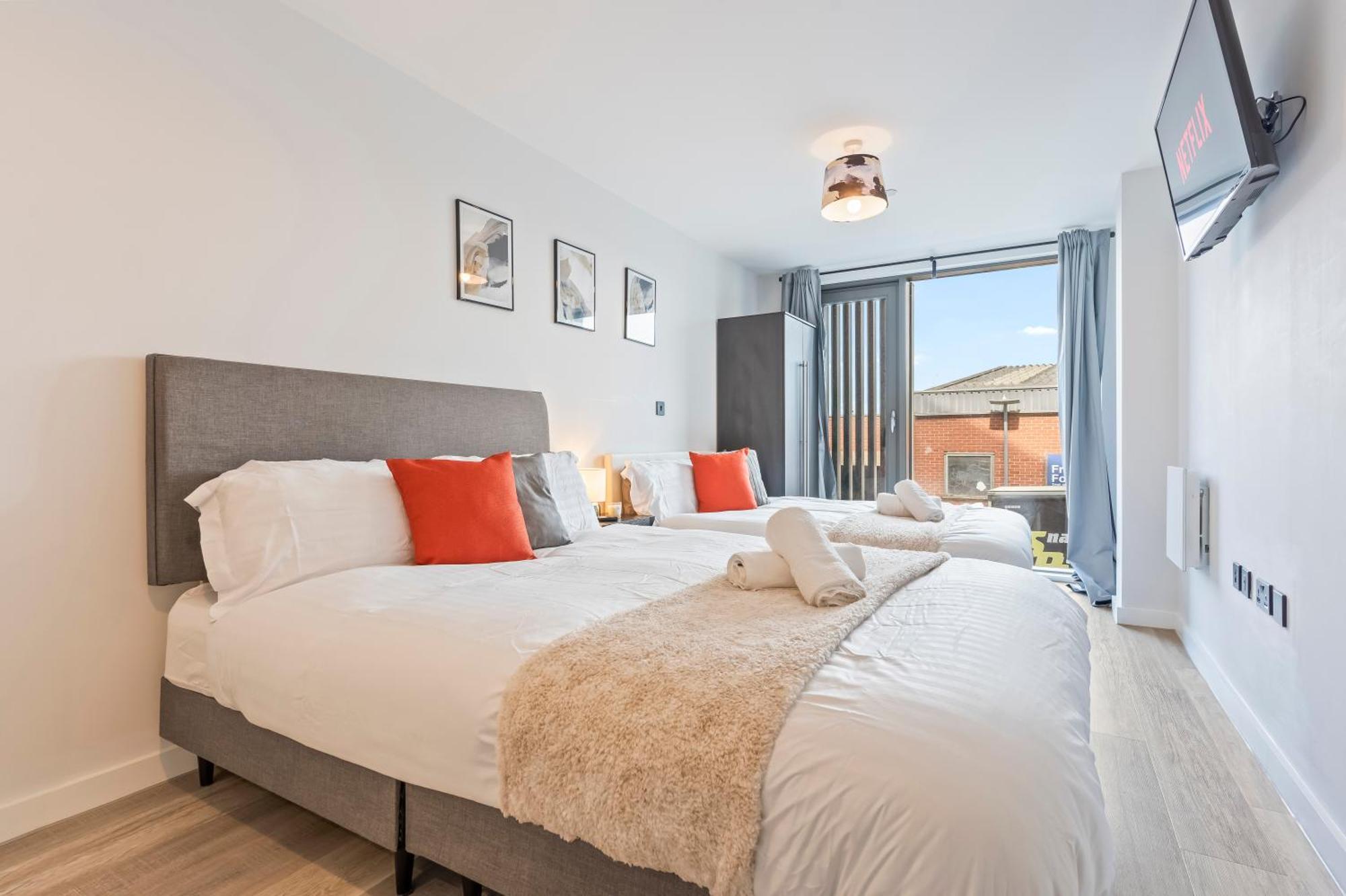 Apartment Meadow Haven 2 Bath 2 Bed - Onstreet Park- Netflix Birmingham