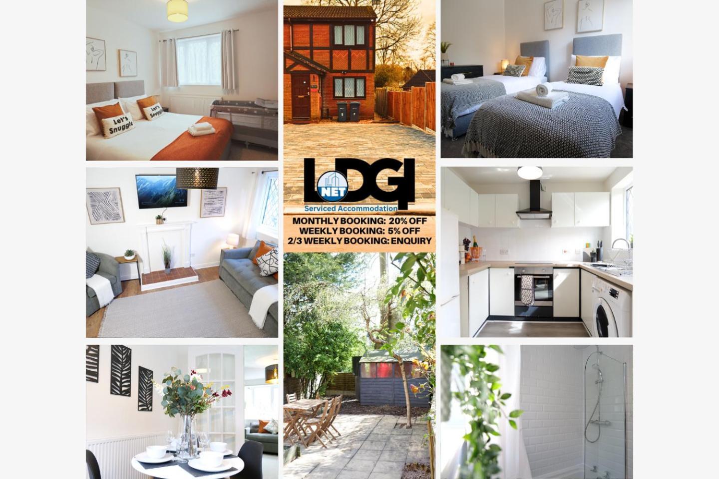 Modern Spark With Parking, Garden, Wi-fi * Birmingham