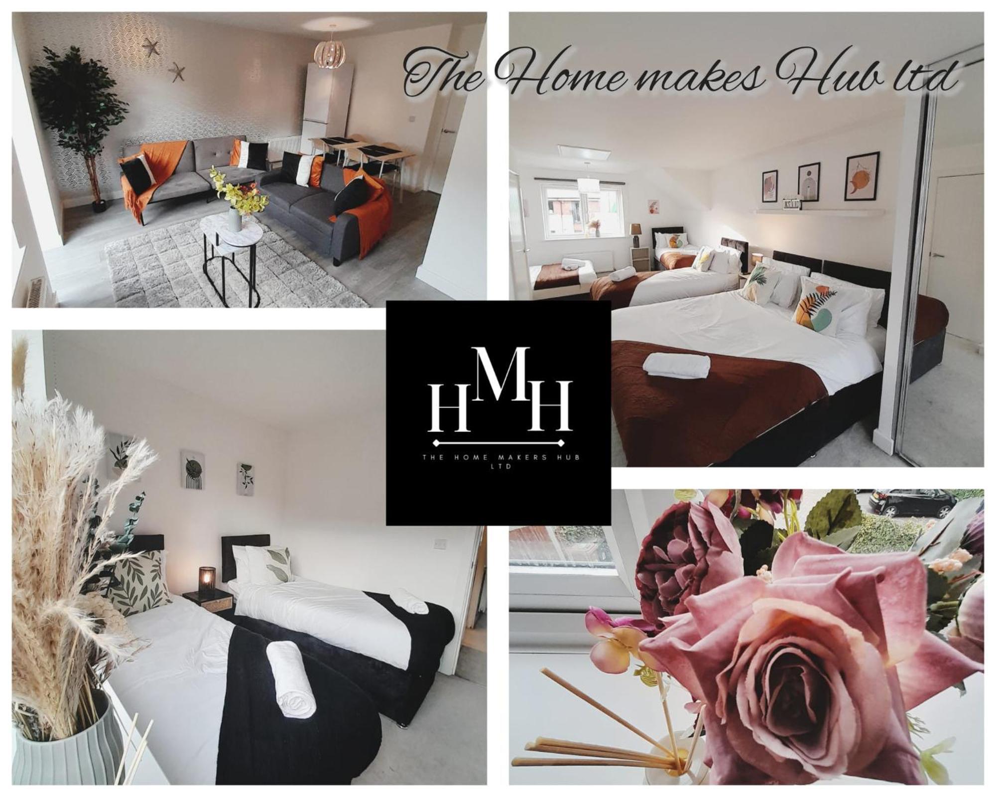 3br House With 3 Bathrooms - Families - Professionals - Relocators - Nec - Bhx - Hs2 - Jlr - Travel Cot Available - Pets Welcome - Free Parking