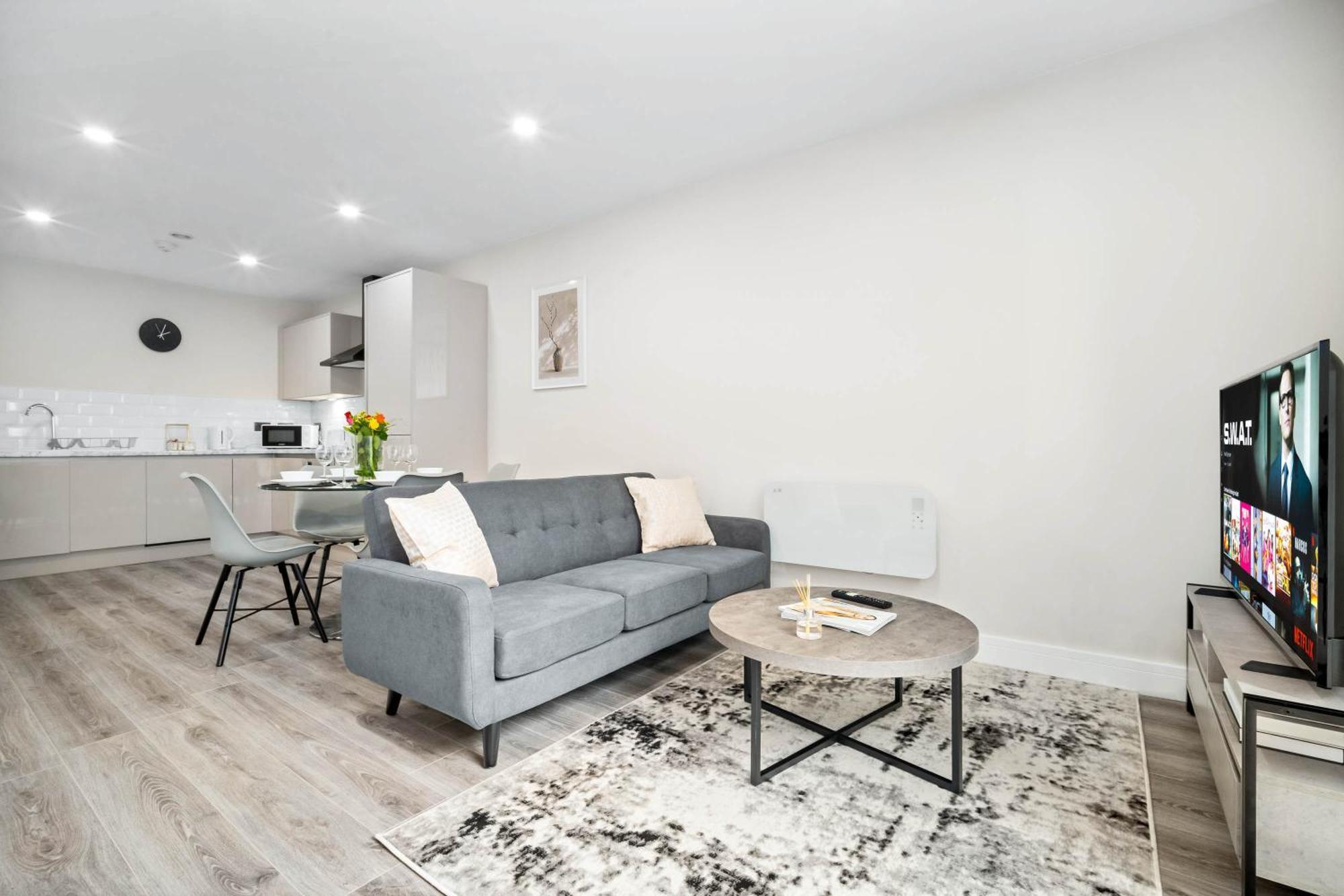 Luxury - Centre - 2 Bedrooms - Smart Tv - Wifi - Jewellery Quarter - Intercom - 4ah Apartment Birmingham