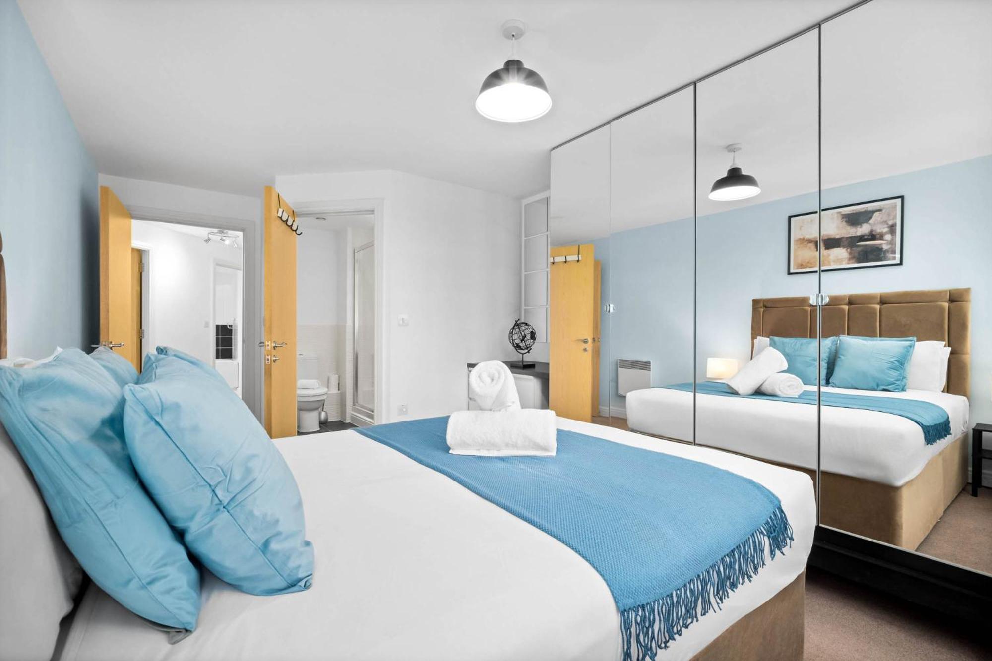 Modern 2 Bed Centre Wi-fi - Rated - Wifi - Smart - Rated - Tv - 49l *