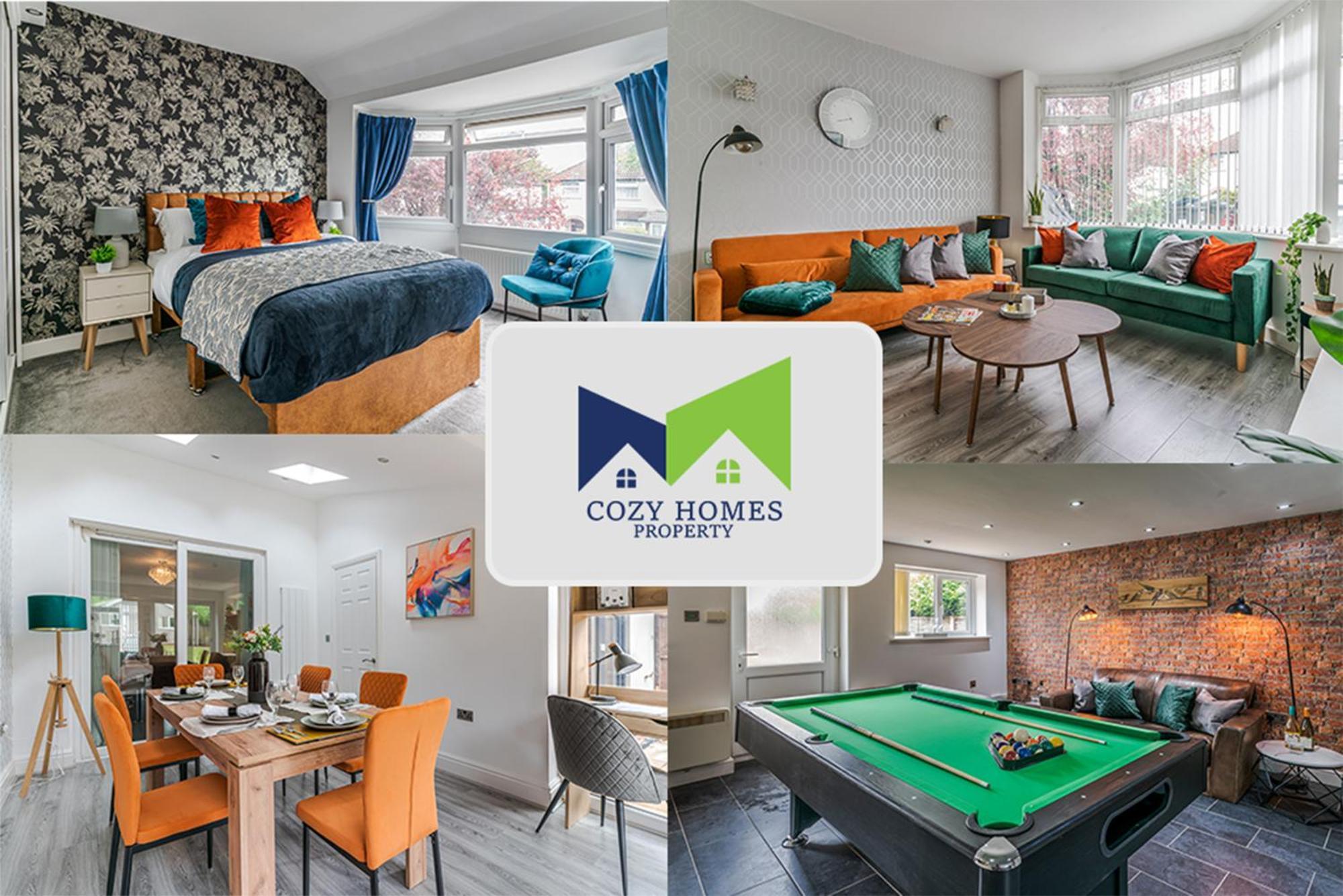 Spacious And Comfortable 5 Bedroom, 3 Bathroom With Pool Table, Perfect For Contractors, Nec, Family Relocations
