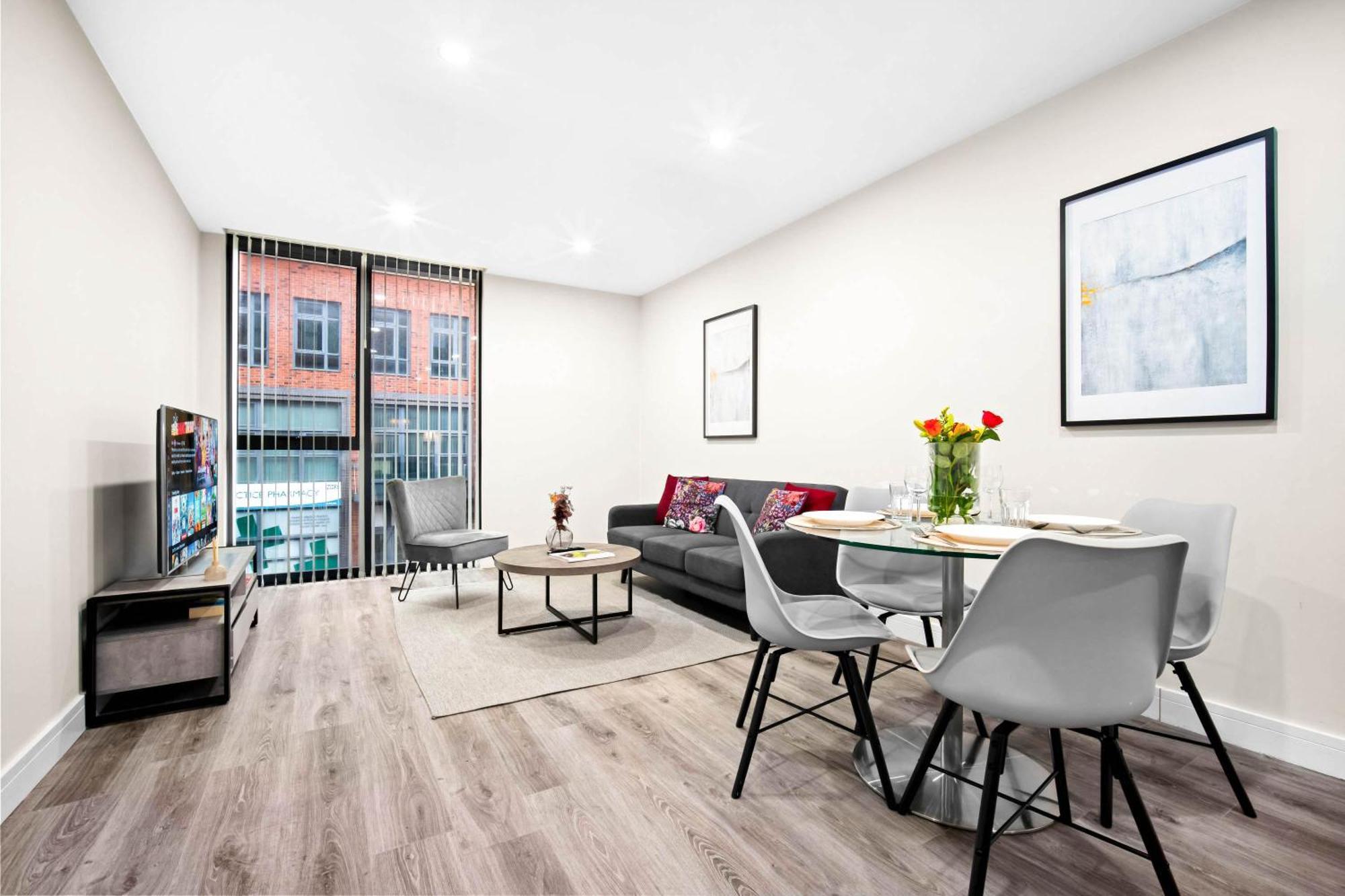 Apartment New Luxury - 2 Bedroom - Centre - Smart Tv - Jq - Rated - 2ah Birmingham