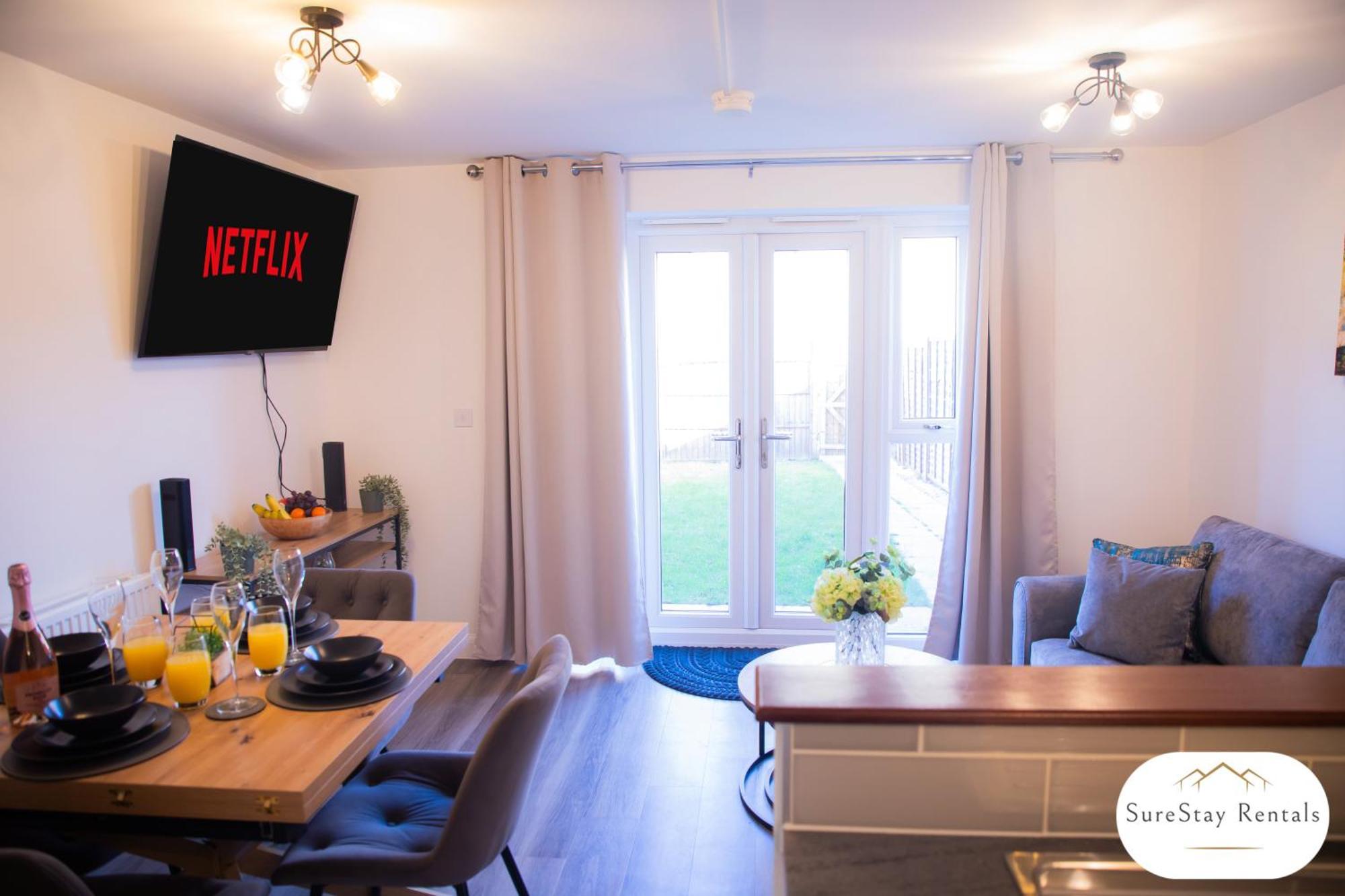 5 Bed House Wifi Centre Free Parking