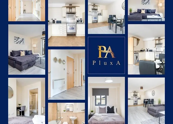Pluxa Claassy Visit Birmingham City Centre Spacious Apartment With Free Parking