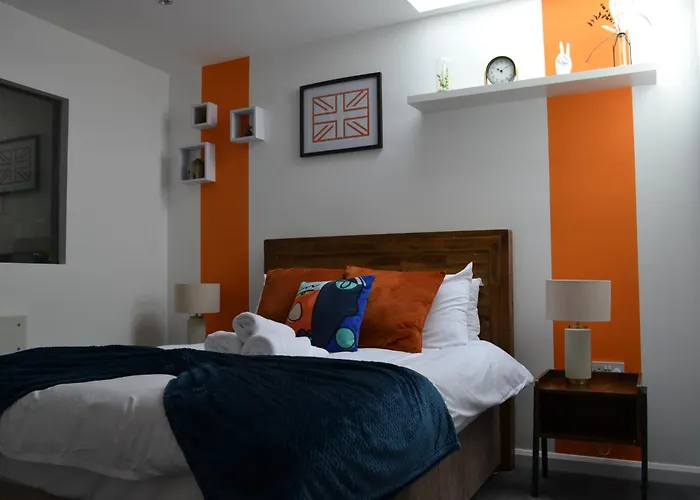 Stylish 1 Bed Apartment Num 6, Bham City Free Parking