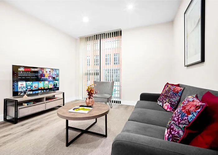 New Luxury Apartment - 2 Bedroom - City Centre - Smart Tv - Jq - Top Rated - 2Ah