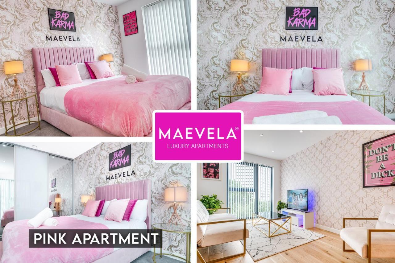 Apartment Maevela Apartments - Pink Luxury 1 Bed Apartment City Centre - 5 Min Walk From Bullring, Cube, Mailbox, New Street Station - Free Netflix & Wifi - No Parking Birmingham