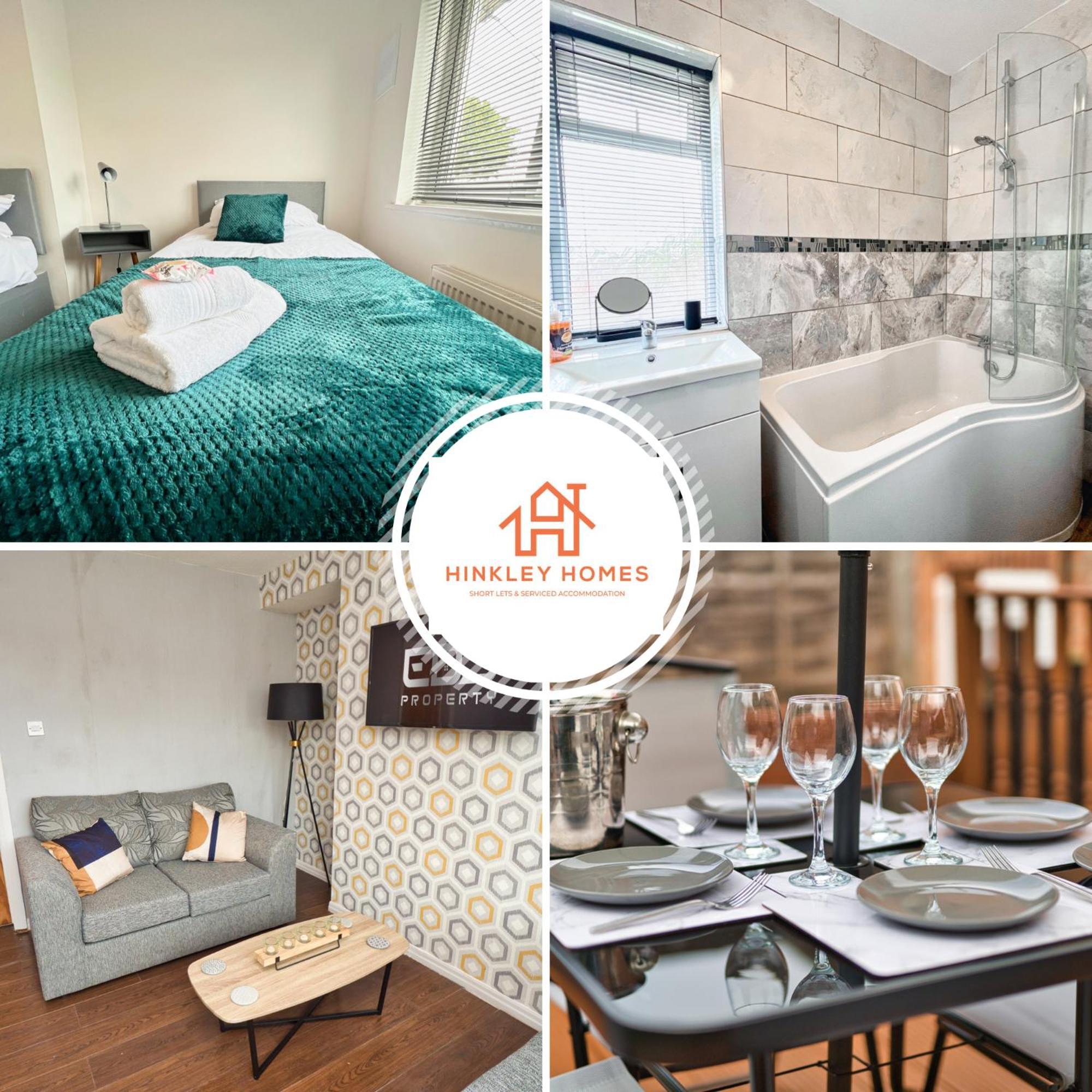Lovely Refurbished - Free Parking-wifi By Hinkley Homes Short Lets & Serviced *