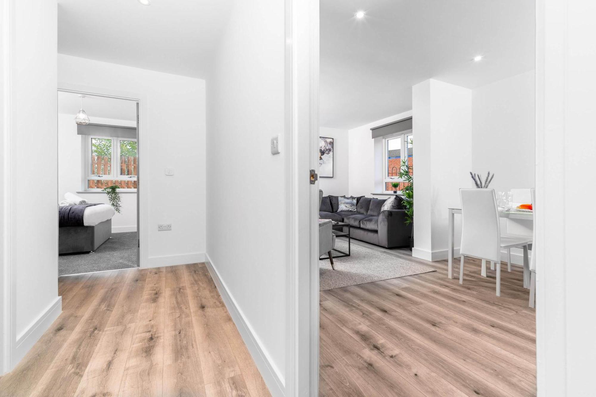 Apartment Luxury - 2 Bedrooms - Balcony - Secure Parking - 3mc