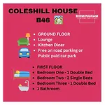 Coleshill 3 Bed Duplex By Bhx, Nec And Hs2- 3 Bedrooms With 4 Separate Beds - Flexible And Long Stays Available