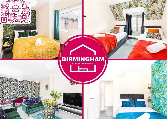Coleshill 3 Bed Duplex By Bhx, Nec And Hs2- 3 Bedrooms With 4 Separate Beds - Flexible And Long Stays Available